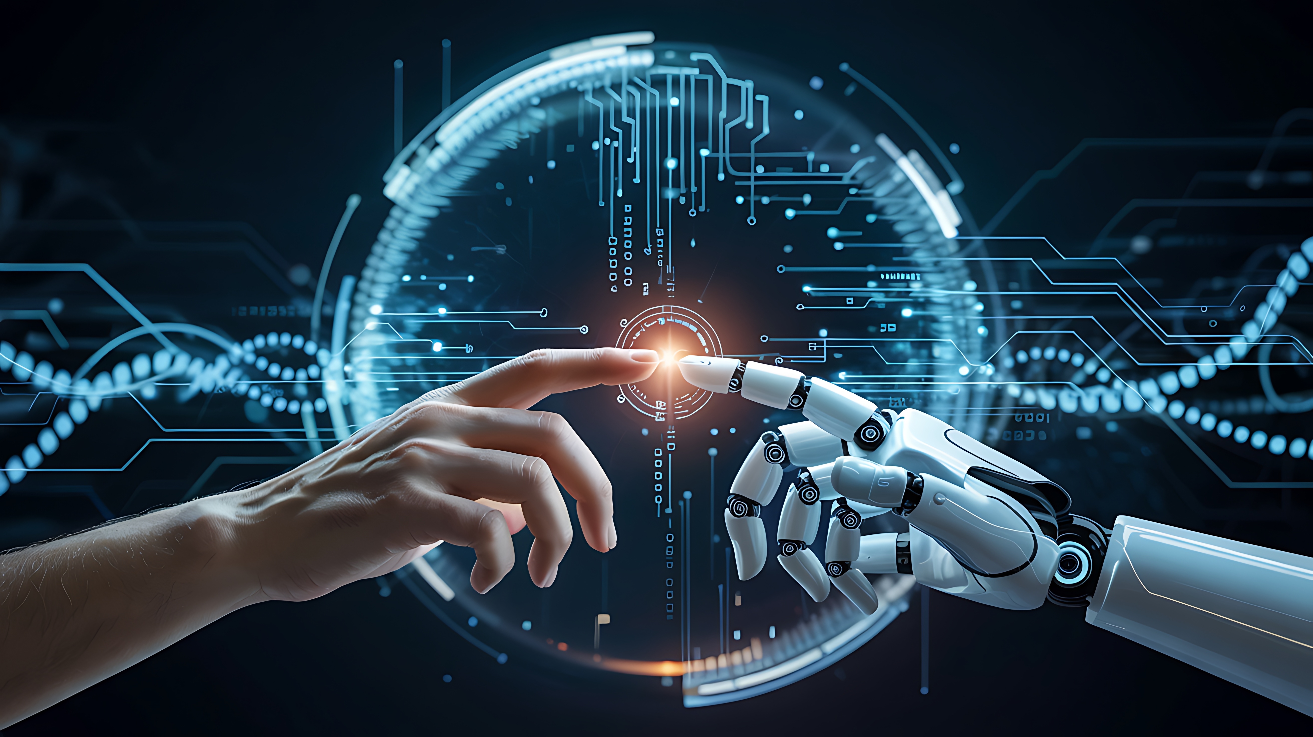 AI operations visual - AI call center dashboard and voice analytics